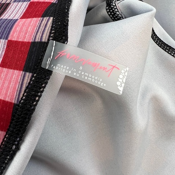 Free People Women’s Ashford Lose Control Leggings Checkered Print In Size S - Picture 7 of 7